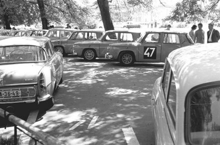 Marek Barański i Wiesław Mrówczyński – Renault 8 Gordini.